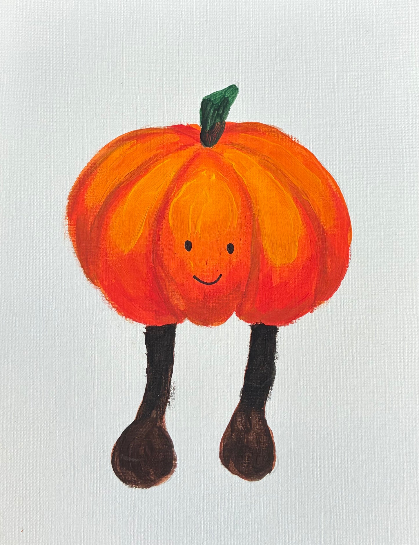Original Painting Pumpkin Guy