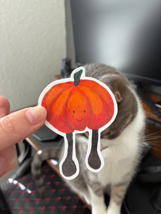 Pumpkin Guy Sticker